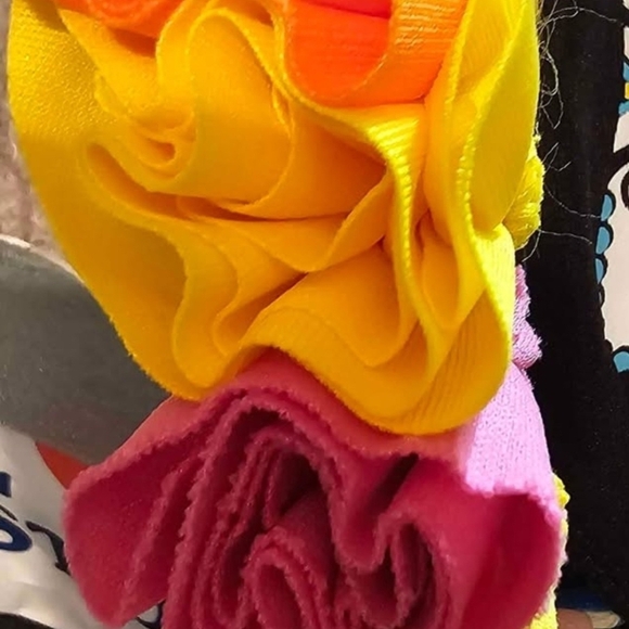 Day of the Dead Kids Costume with Multicolor Skirt Size Medium 8-10 WORN ONCE - Picture 8 of 10